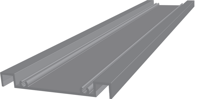 A 03 Glass profile 6000mm