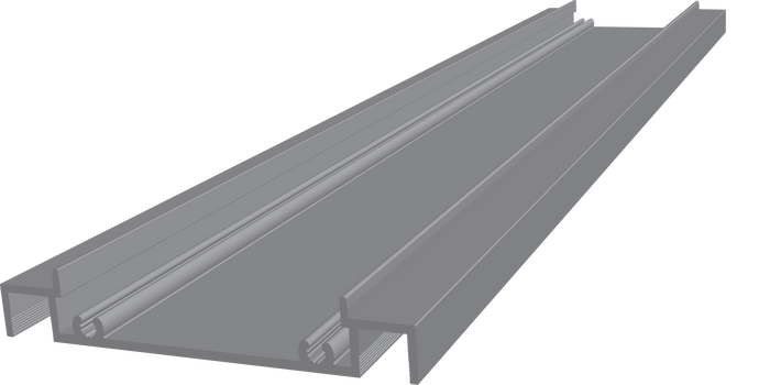 A 04 Glass fit profile 6000mm