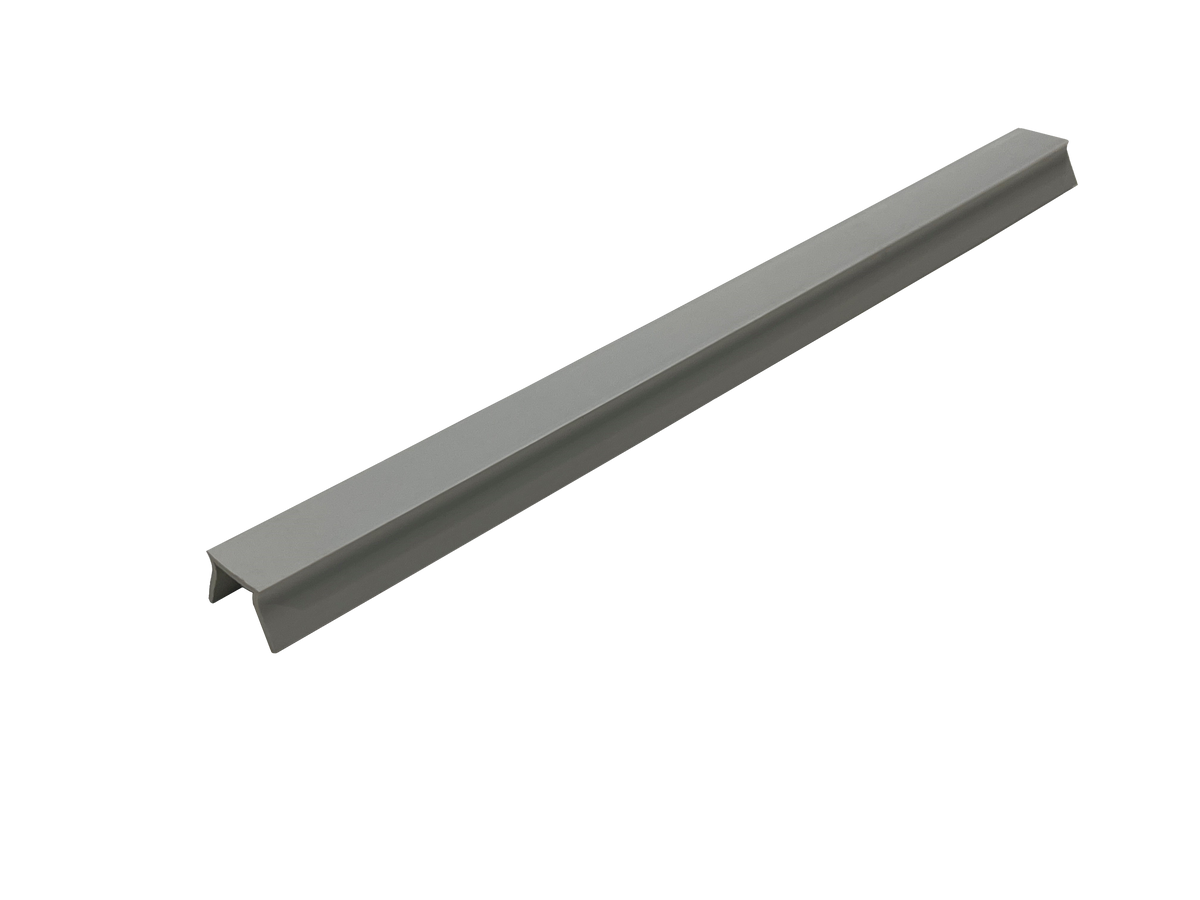 P 12 Plastic insert trim Gray 3000mm
