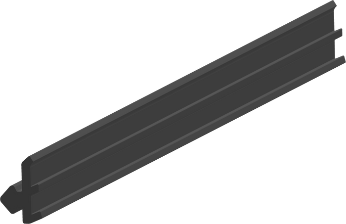 Rubber S 6082 Black (A76) per m1