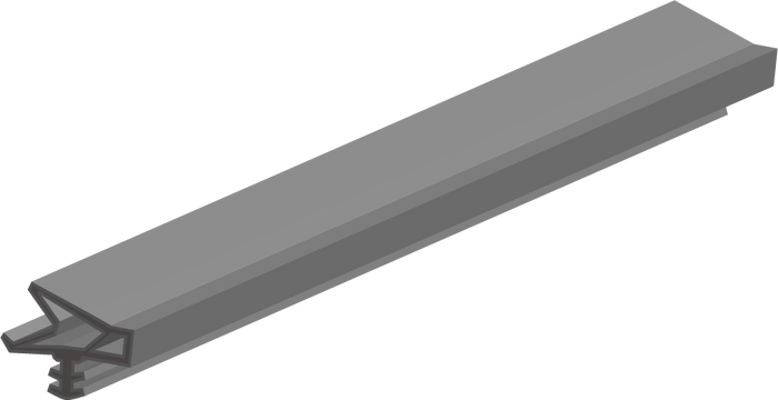Rubber S 6699 Gray per m1